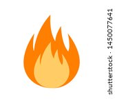fire flame logo vector... | Shutterstock .eps vector #1450077641