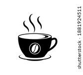 coffee cup simple vector icon.... | Shutterstock .eps vector #1881924511