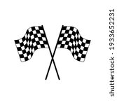 race flag symbol icon vector... | Shutterstock .eps vector #1933652231