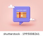 fast delivery concept. online... | Shutterstock .eps vector #1995008261