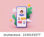 call center  online customer... | Shutterstock .eps vector #2150153577