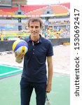 Small photo of RIO DE JANEIRO/RJ, BRAZIL - MAY 21st 2017 - Former brazilian beach volleyball player Emanuel Rego