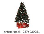 Png christmas tree with gifts ...