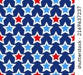 red white and blue stars... | Shutterstock .eps vector #2169637237