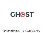 ghost logo is formed by... | Shutterstock .eps vector #1463988797