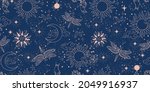 Seamless Space Pattern On A...