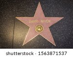 Small photo of Los Angeles - November 8, 2019: David Niven's star on the Hollywood Walk of Fame