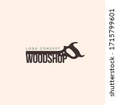 Woodshop Logo Design Template....