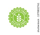 gluten free label vector icon | Shutterstock .eps vector #1370832761