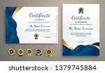 premium certificate of... | Shutterstock .eps vector #1379745884