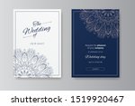 invitation card  blue... | Shutterstock .eps vector #1519920467
