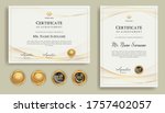 simple line style certificate... | Shutterstock .eps vector #1757402057