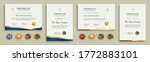 diploma certificate border... | Shutterstock .eps vector #1772883101