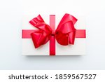 top view cristmas white gift... | Shutterstock . vector #1859567527