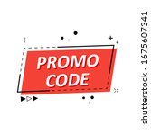promo code  coupon code. flat... | Shutterstock .eps vector #1675607341