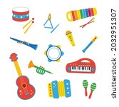Set Of Kids Musical Instruments ...