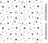 seamless pattern with stars.... | Shutterstock .eps vector #1933186061