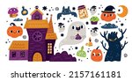 happy halloween collection ... | Shutterstock .eps vector #2157161181
