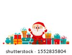 merry christmas illusrtarion.... | Shutterstock .eps vector #1552835804