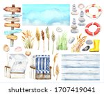 Beach Clipart With Signpost ...