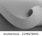 thick gray foam sponge material. curved style texture sheet