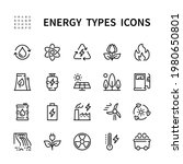energy types vector linear... | Shutterstock .eps vector #1980650801