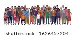large group of people of... | Shutterstock . vector #1626457204