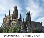 Small photo of September 1, 2019: Hogwarts School of Witchcraft and Wizardry in Universal Studios Japan. - Osaka, Japan