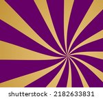 Purple And Gold Helix Stripes 
