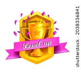 level up game vector icon ... | Shutterstock .eps vector #2038336841