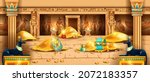 egypt pharaoh treasure... | Shutterstock .eps vector #2072183357