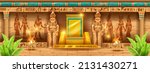Egypt Temple Background  Vector ...