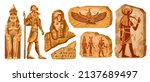 egypt stone board kit  vector... | Shutterstock .eps vector #2137689497