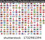 world flags in alphabetical... | Shutterstock .eps vector #1732981394