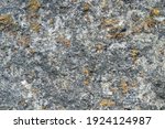Small photo of Surface of sulfide copper-nickel disseminated ore. Mineral composition: chalcopyrite, pyrrhotite, pentlandite, cubinite, platinum group. Golden shiny drops of ore.
