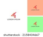 illustration initial numbers 44 ... | Shutterstock .eps vector #2158434667