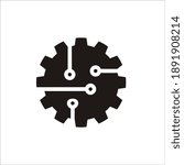 tech logo design. tech icon... | Shutterstock .eps vector #1891908214