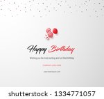 corporate birthday card | Shutterstock .eps vector #1334771057