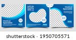 set of medical square banner... | Shutterstock .eps vector #1950705571