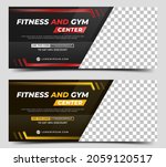 fitness and gym horizontal... | Shutterstock .eps vector #2059120517