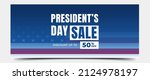 president's day sale horizontal ... | Shutterstock .eps vector #2124978197