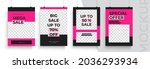 marketplace card template. set... | Shutterstock .eps vector #2036293934
