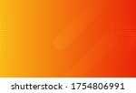abstract orange gradient... | Shutterstock .eps vector #1754806991