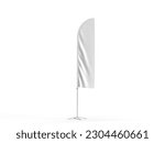 White blank feather flags ...