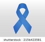 blue ribbon. world cancer... | Shutterstock .eps vector #2156423581