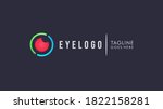 abstract eye logo. colorful... | Shutterstock .eps vector #1822158281
