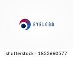 abstract eye logo letter o.... | Shutterstock .eps vector #1822660577
