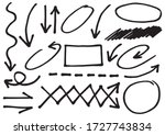 hand drawn doodle design... | Shutterstock .eps vector #1727743834