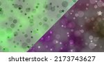 vector template with circles ... | Shutterstock .eps vector #2173743627