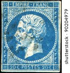 France   Circa 1853  A Stamp...